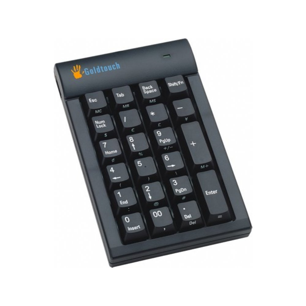 Goldtouch Black USB Hub Keypad