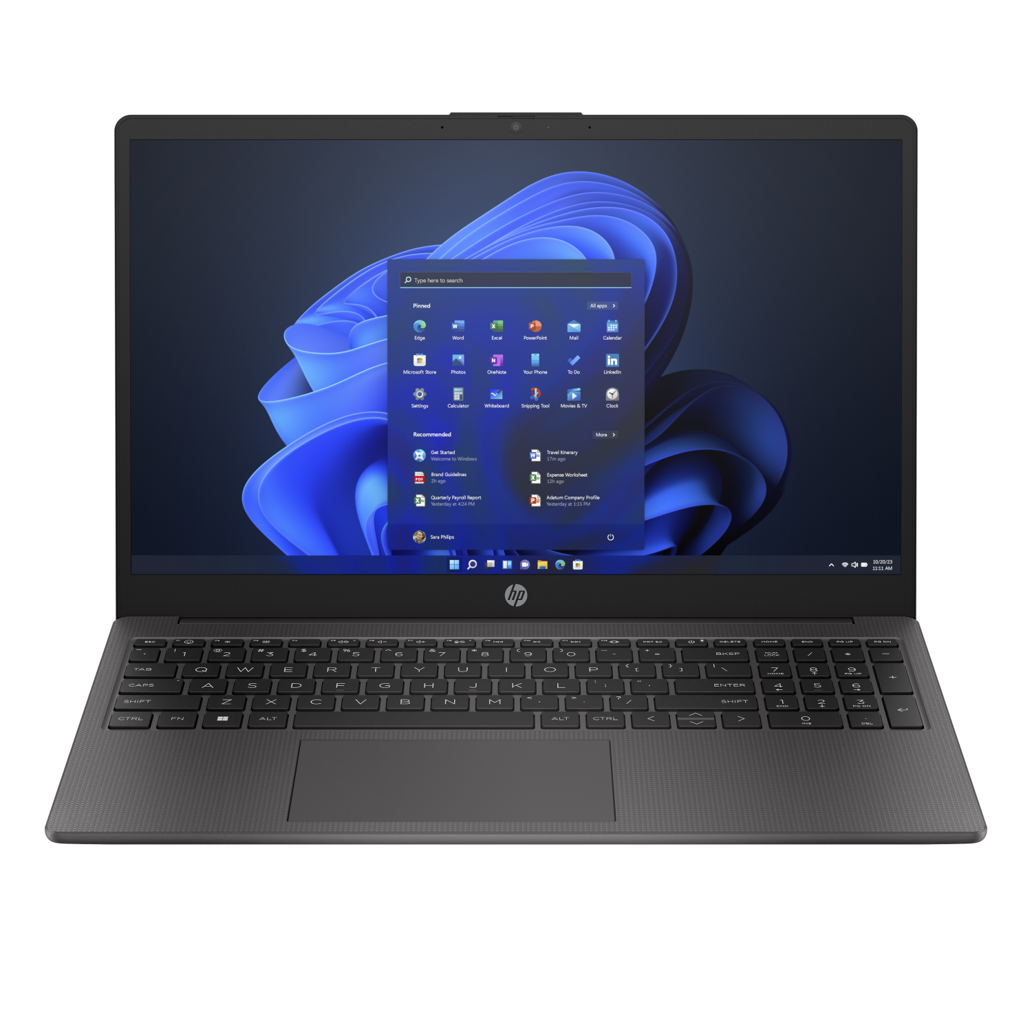 HP 250 G10 AA0K4ES#ABU Laptop 15.6 Inch Full HD 1080p Screen Intel Core i7-1355U 13th Gen 16GB RAM 512GB SSD Windows 11 Home