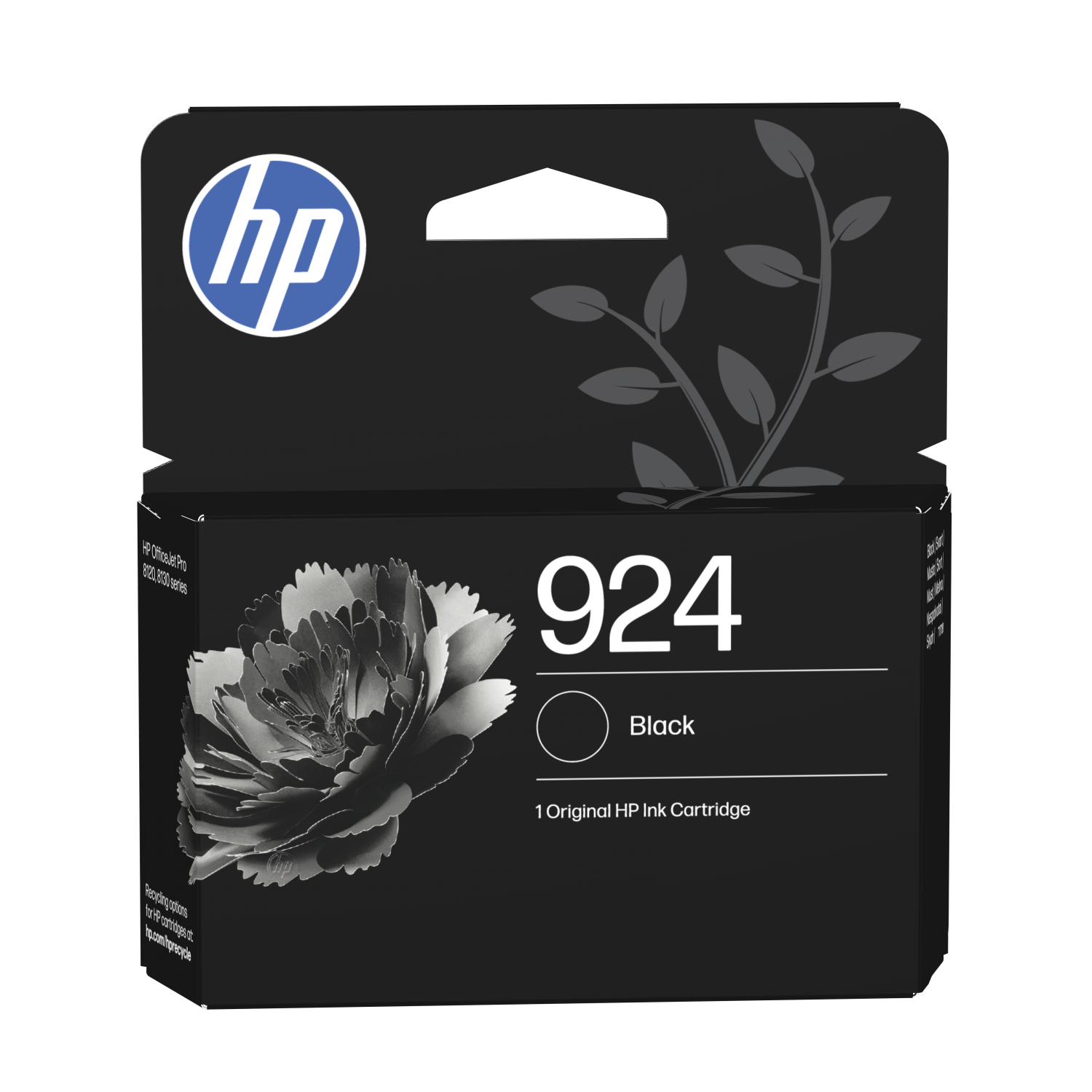 HP 924 BLACK ORIGINAL INK CARTRIDGE