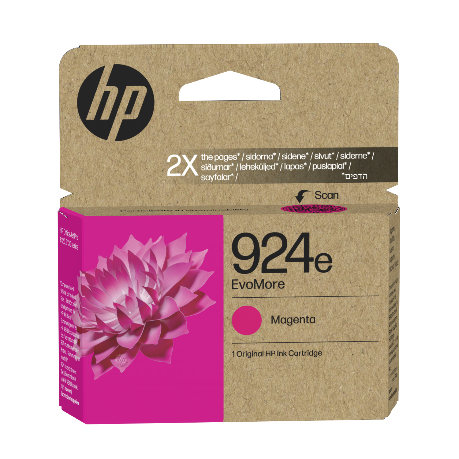 HP 924E EVOMORE MAGENTA ORIGINAL INK