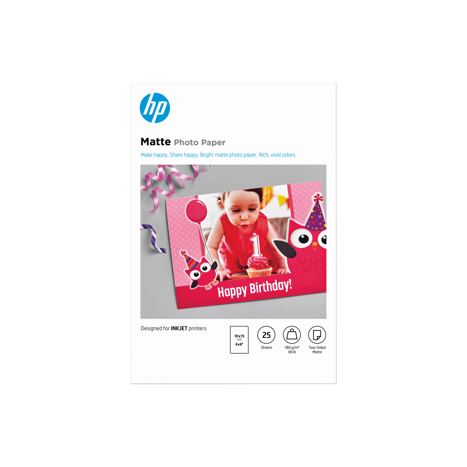 MATTE FSC PHOTO PAPER 4X6 25 SHEET