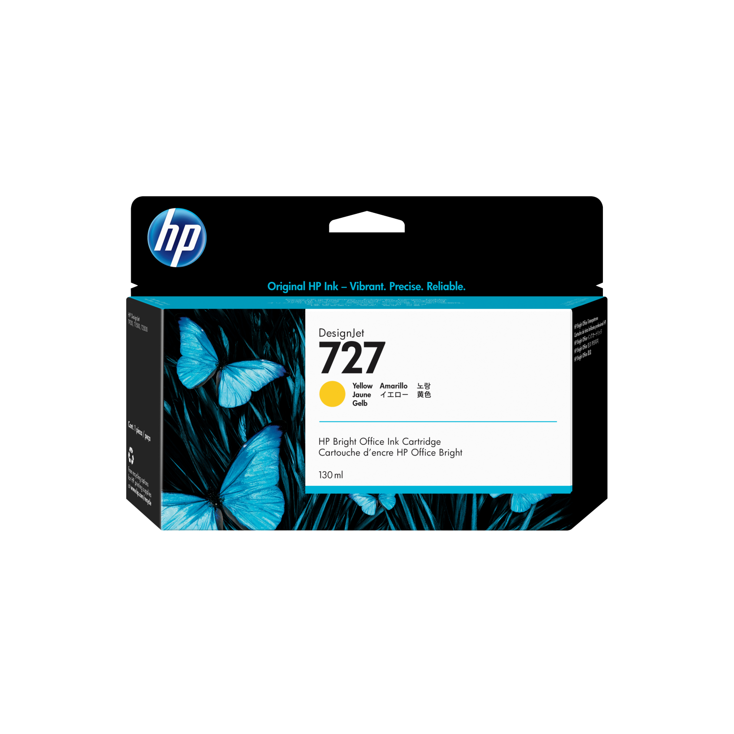 HP 727 130-ML YELLOW INK CART