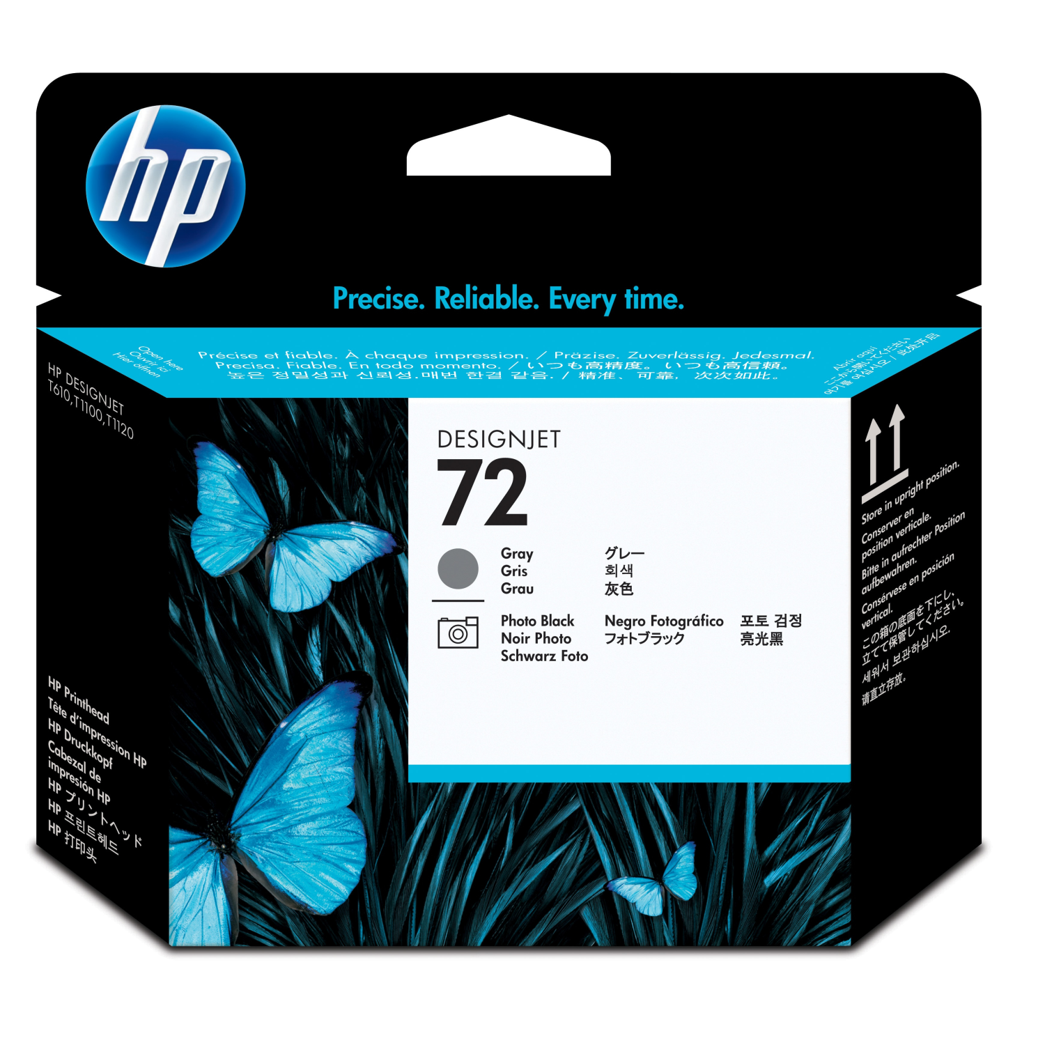 HP 72 GREY AND PHOTO BLACK PRINTHEAD