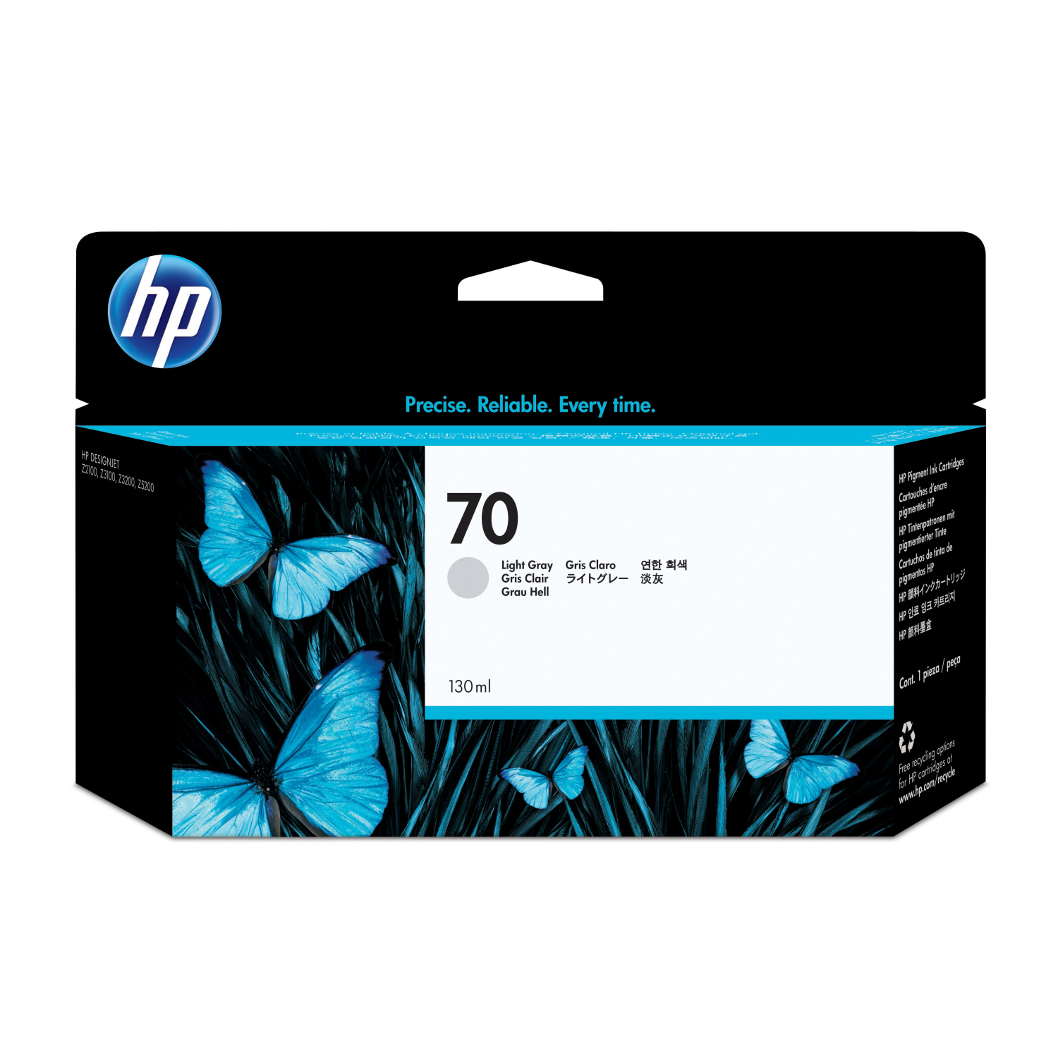 HP 70 130 ML LIGHT GREY INK CARTRIDG