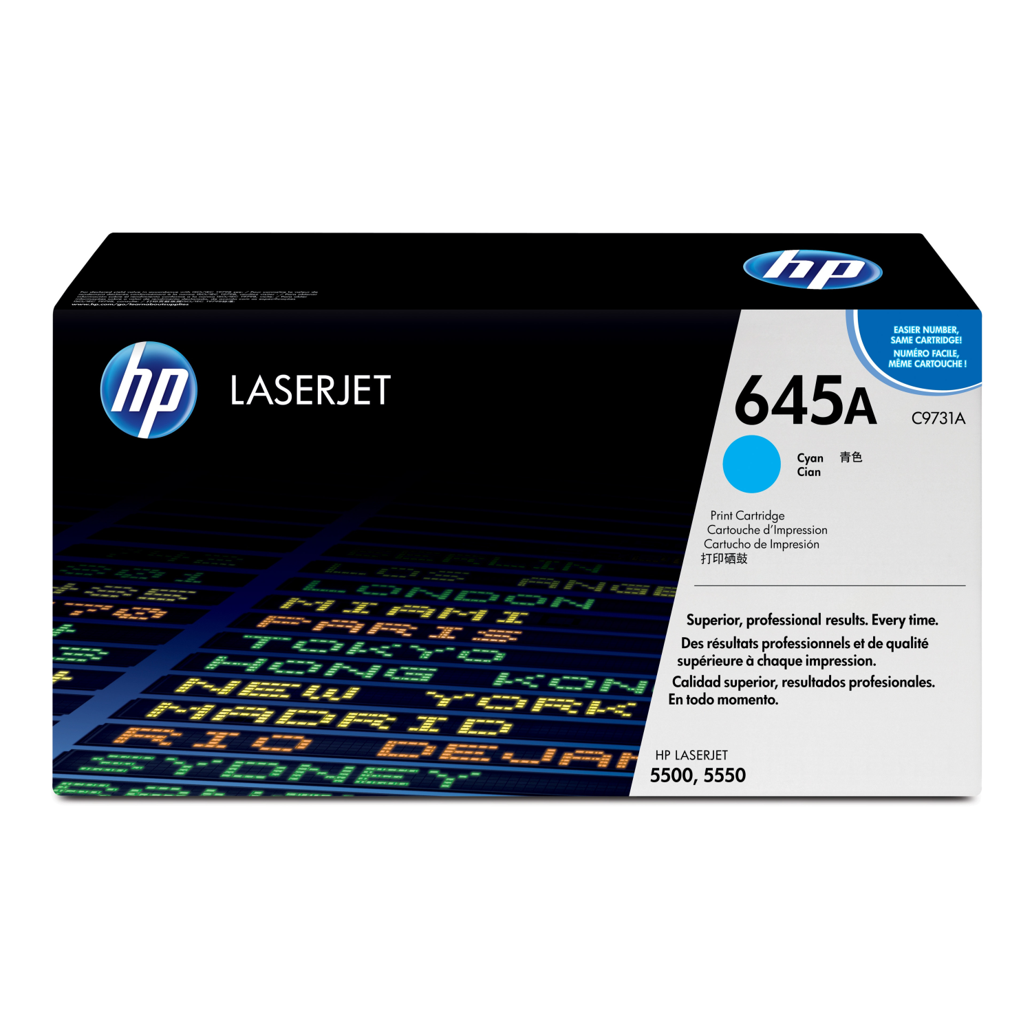HP LASERJET 5500 PRINT CART CYAN