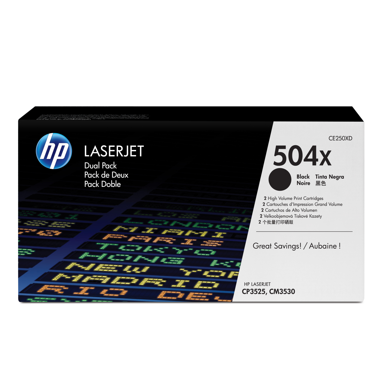 ^HP 504X BLACK DUAL PACK