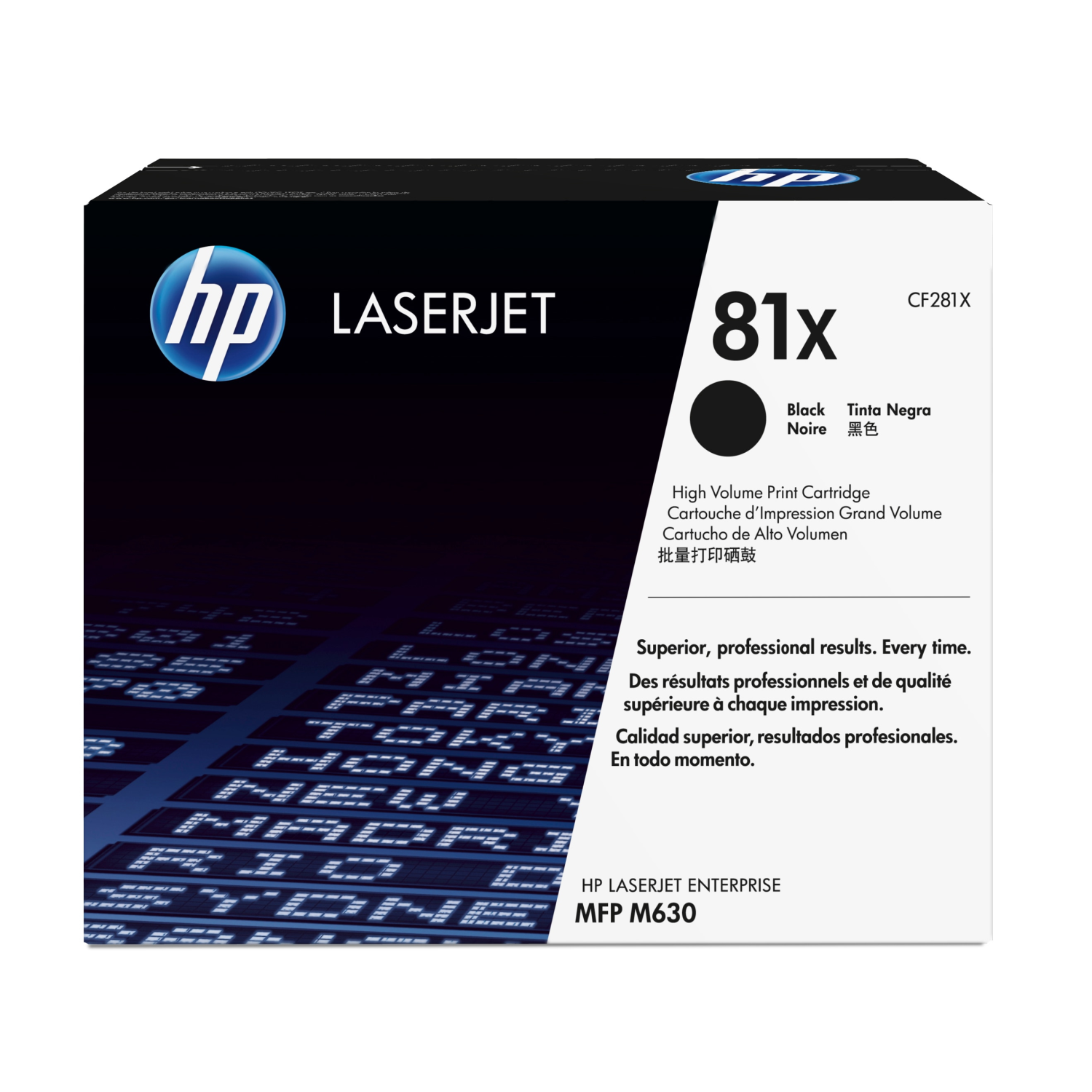 HP 81X HI-YIELD BLK TONER CART