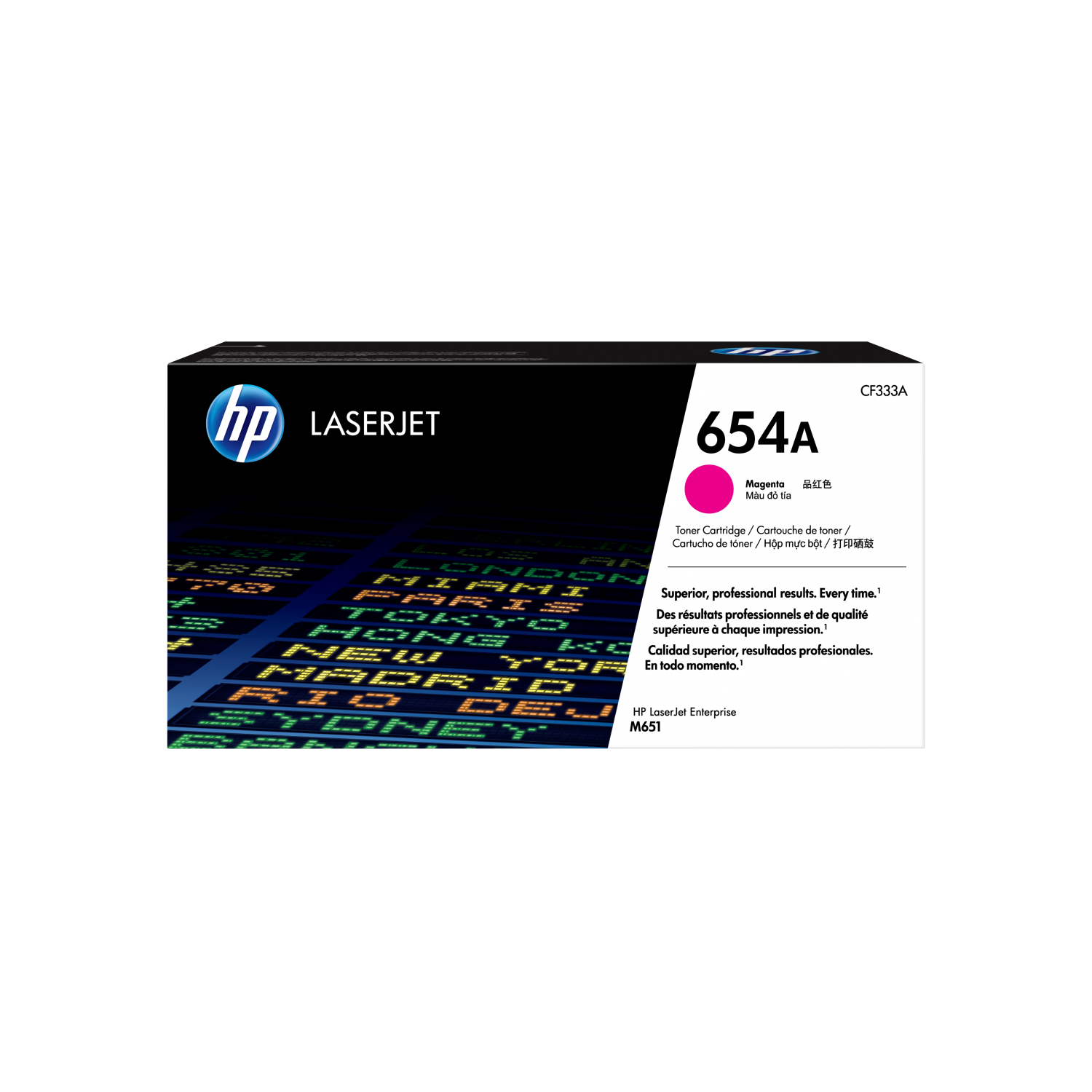 654A MAGENTA LASERJET TONER CART