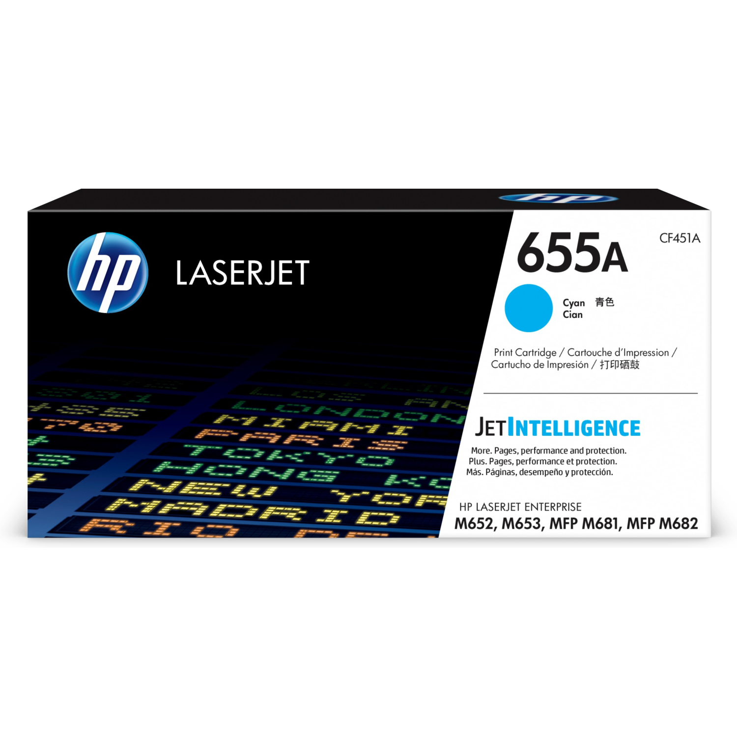 HP 655A CYAN ORIGINAL LASERJET TONER