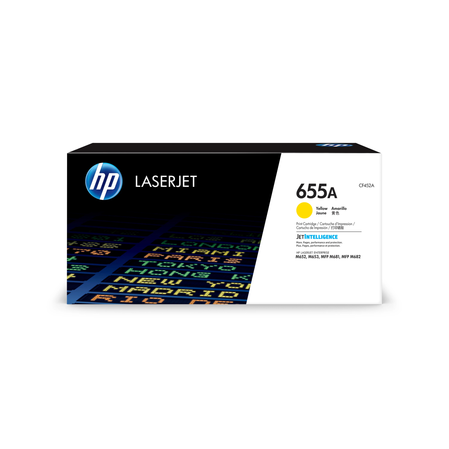 HP 655A YELLOW ORIGINAL LJ TONER