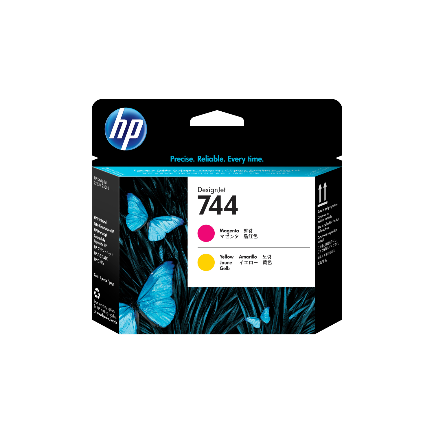 HP 744 MAGENTA & YELLOW PRINTHEAD