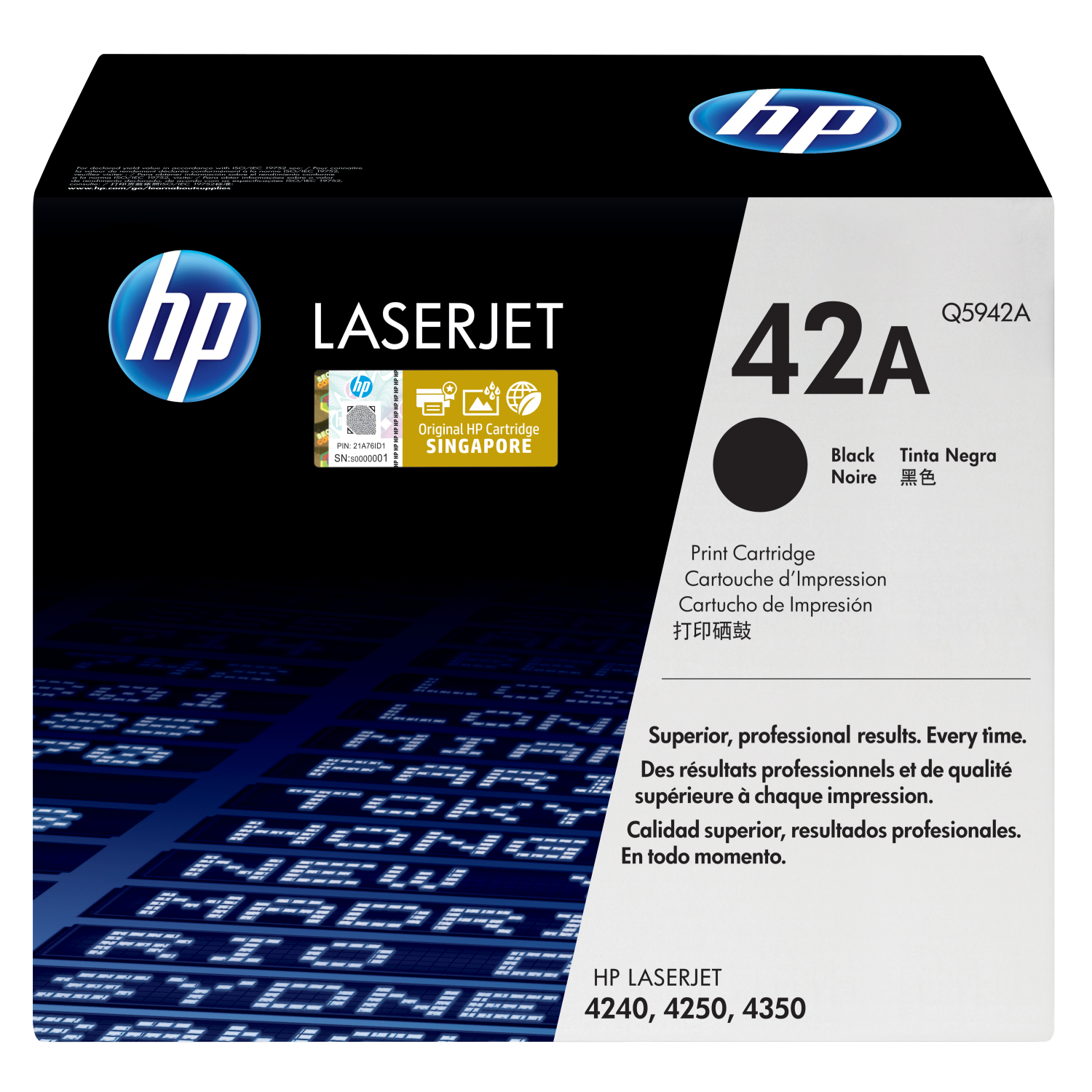 HP LASERJET 4250 4350 TONER 10KPAGES