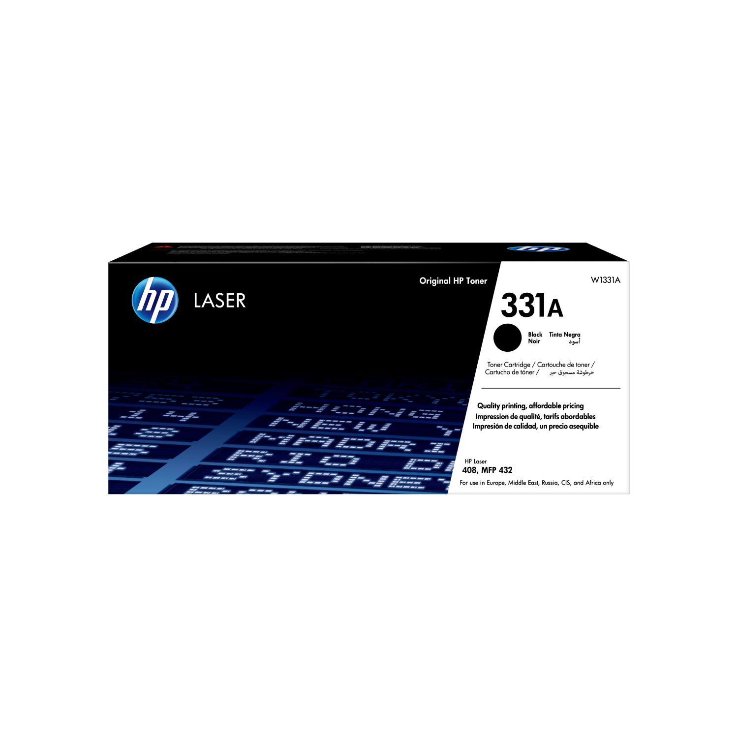 HP 331A BLACK ORIGINAL LASER TONER C