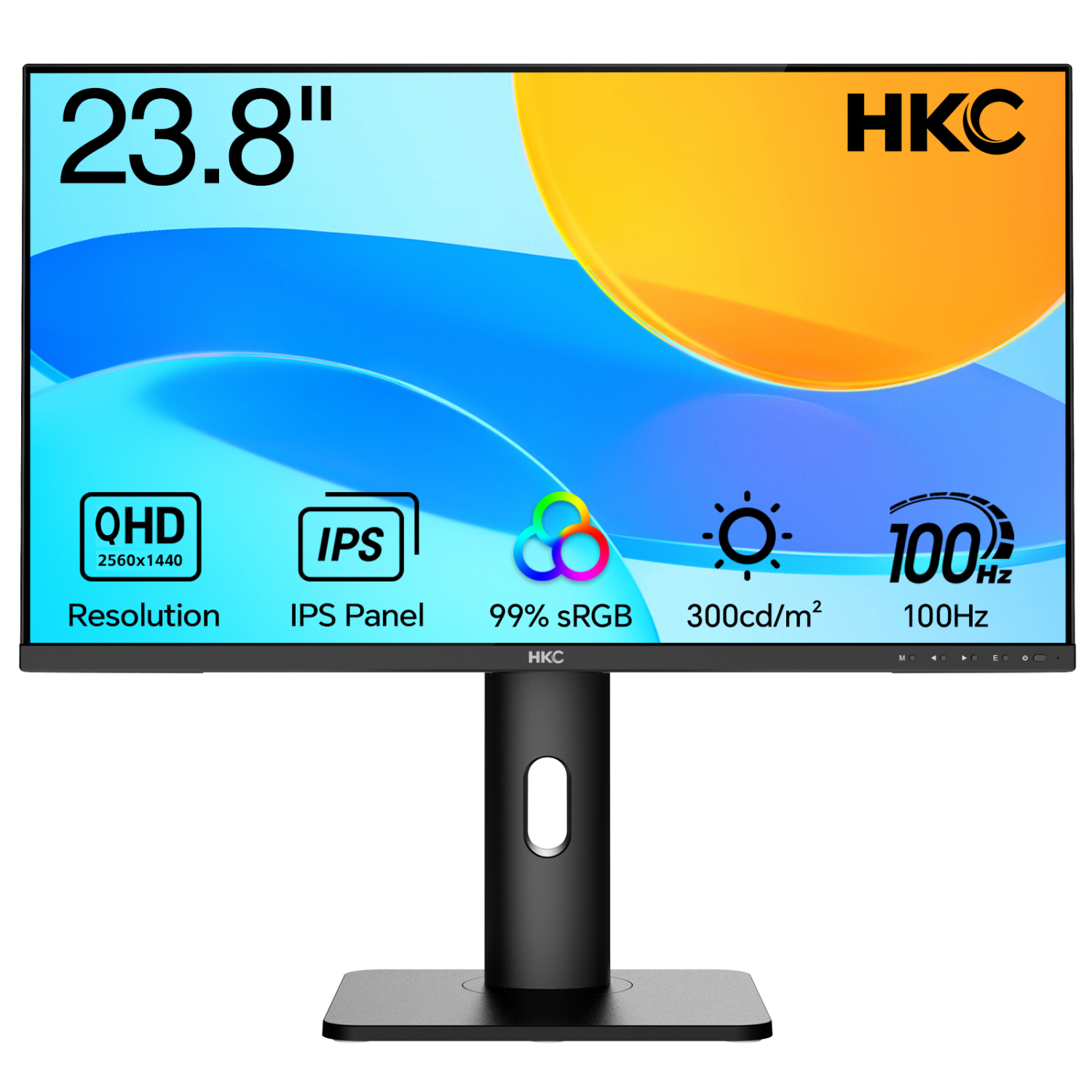 HKC B2422F Computer Monitors - 23.8 Inches - Black