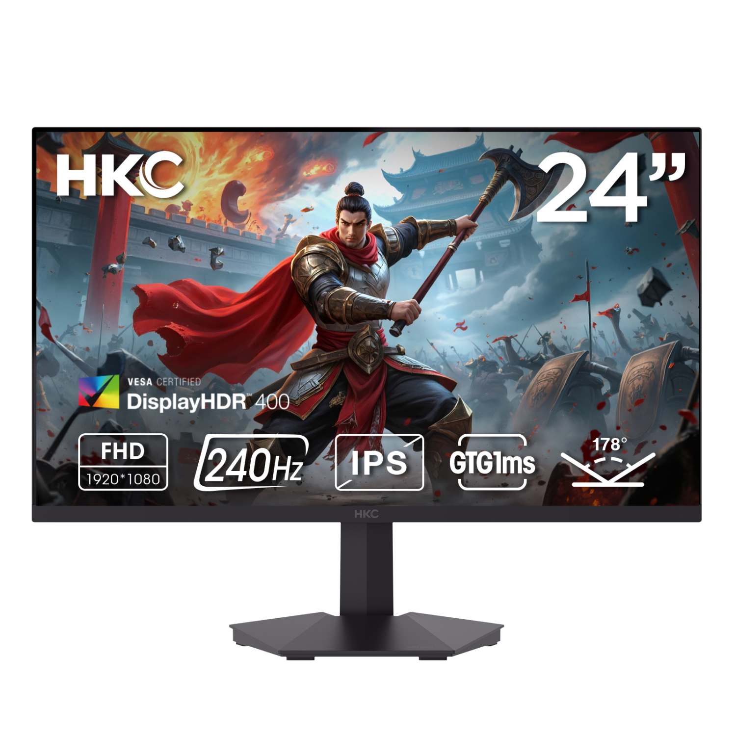 HKC G24H3D Computer Monitors - 23.8 Inches