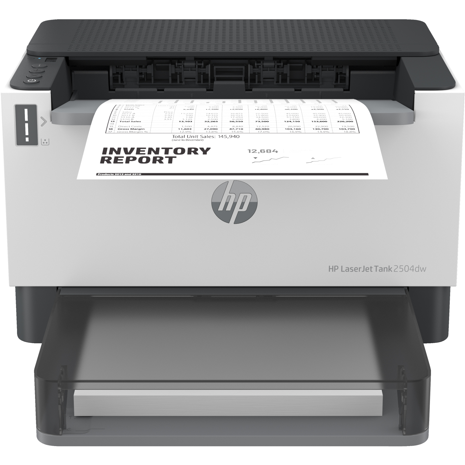 HP 2504dw Laser Printers - 64MB - Grey