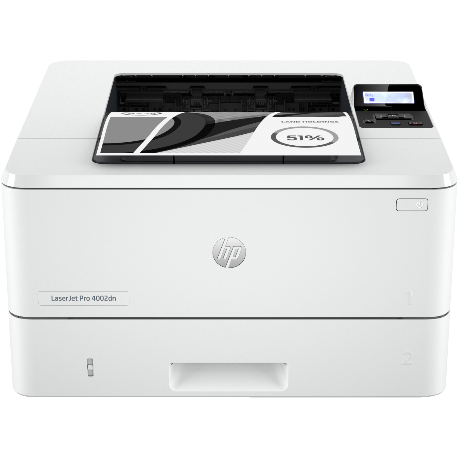 HP 4002dn Laser Printers - 256MB - White