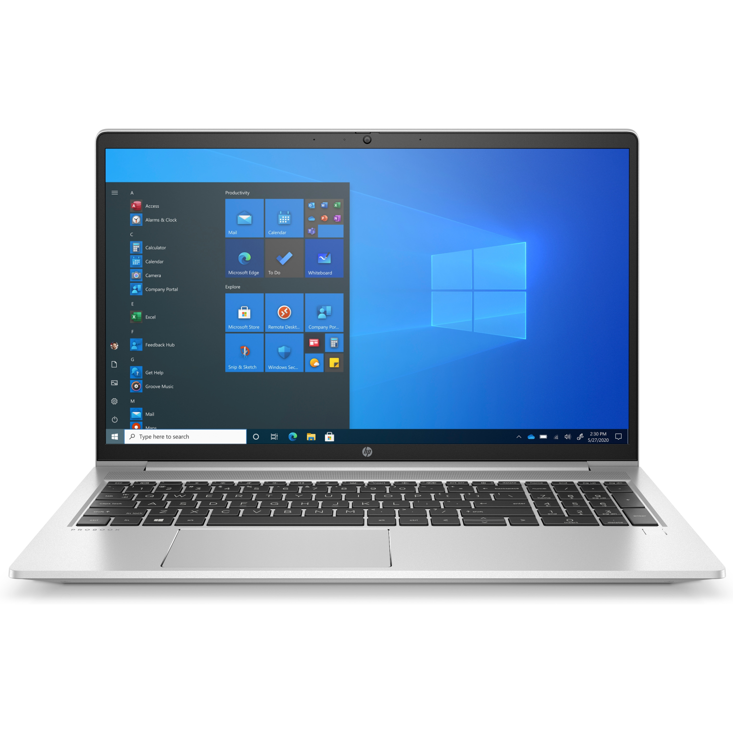 HP 5600U Laptops - 15.6 Inches - 8GB - Silver