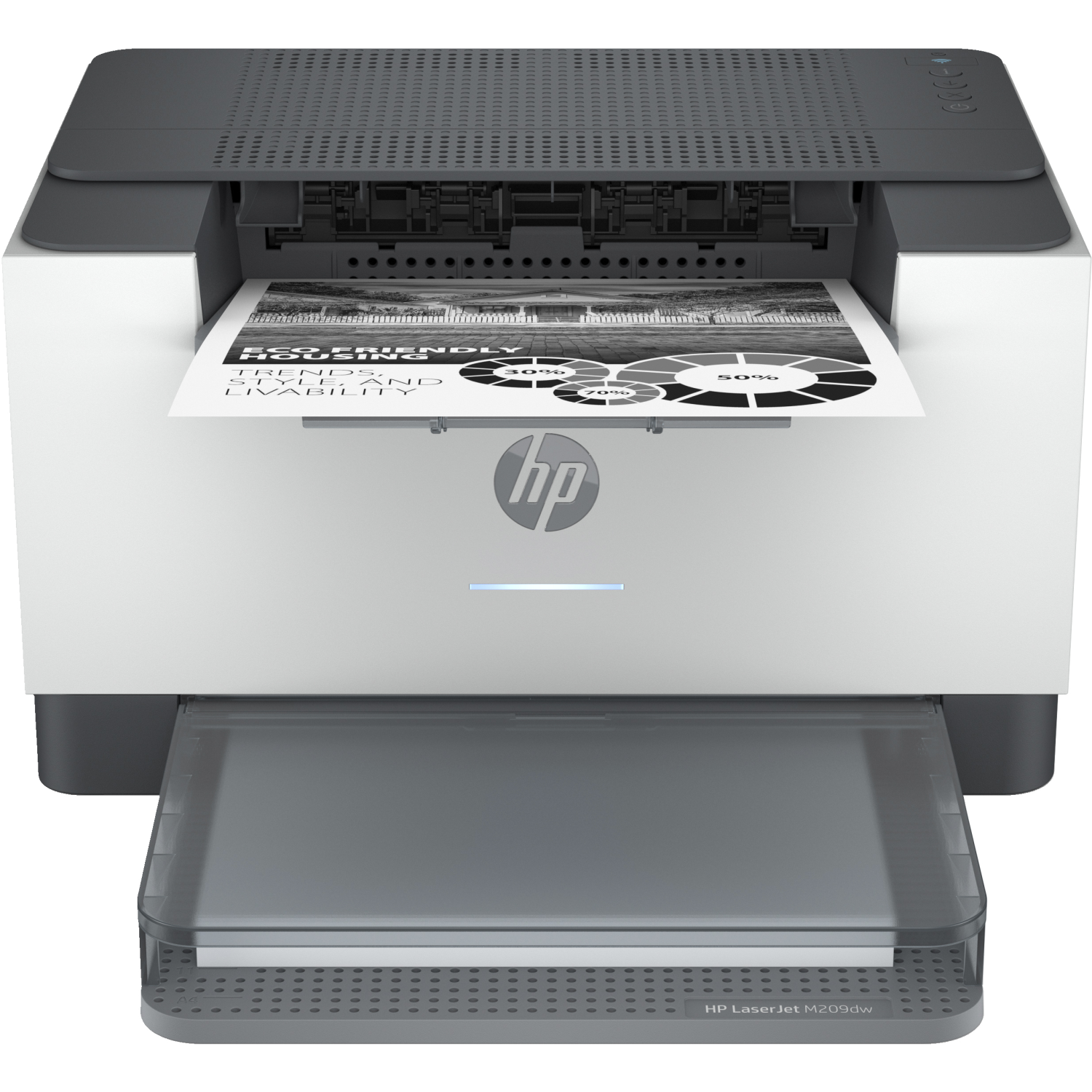 HP M209dw Laser Printers - 64MB - White