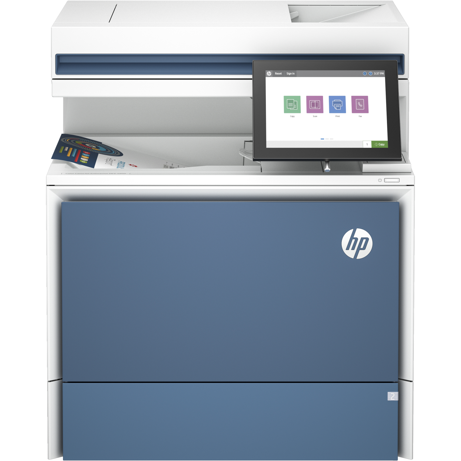 HP 5800dn Multifunction Printers - 8 Inches - 6144MB - White