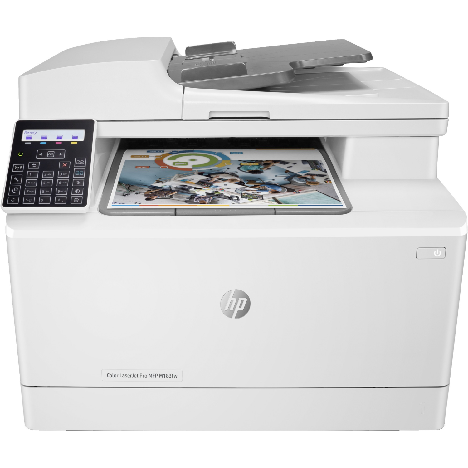 HP M183fw Multifunction Printers - 3 Inches - 256MB - White
