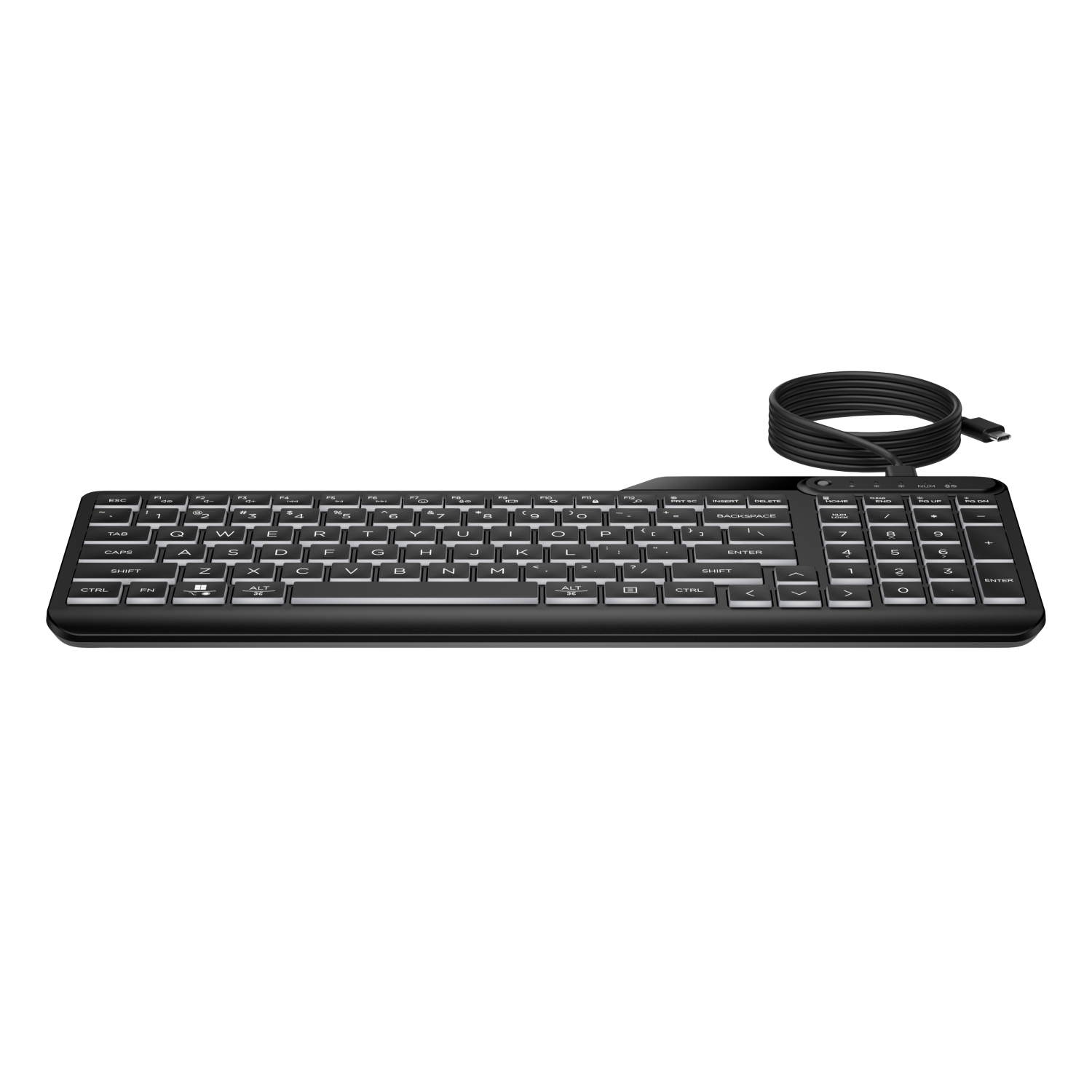 HP 400 Backlit Wired Keyboard-