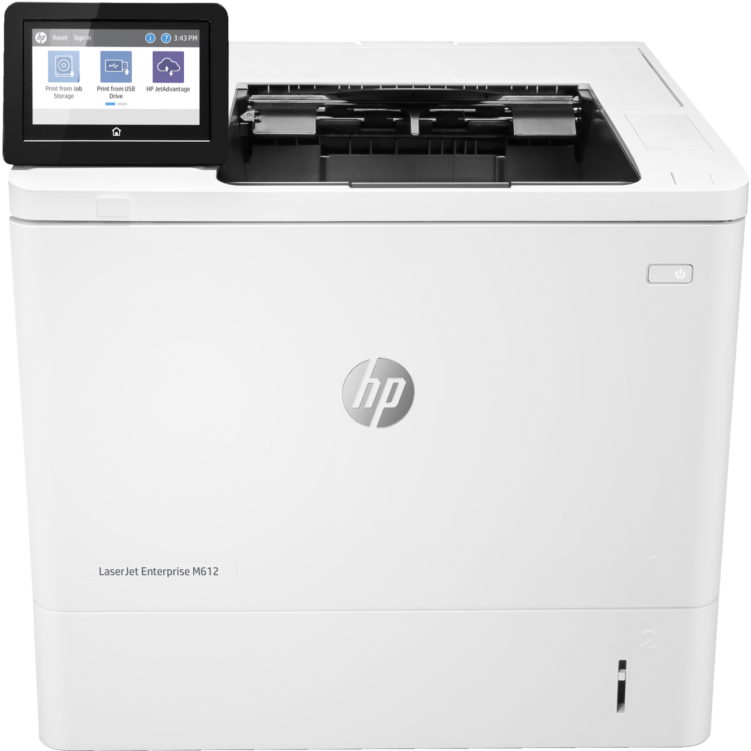 HP M612dn Laser Printers - 4.3 Inches - 512MB - White