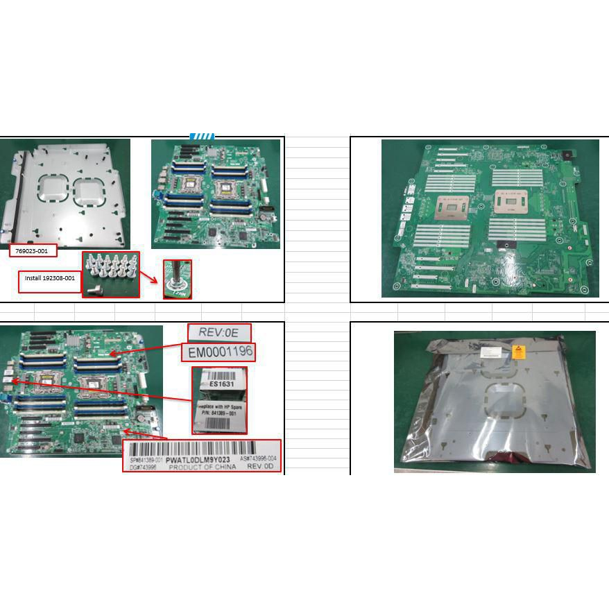 HP ML350 G9 V4 SYSTEM BOARD