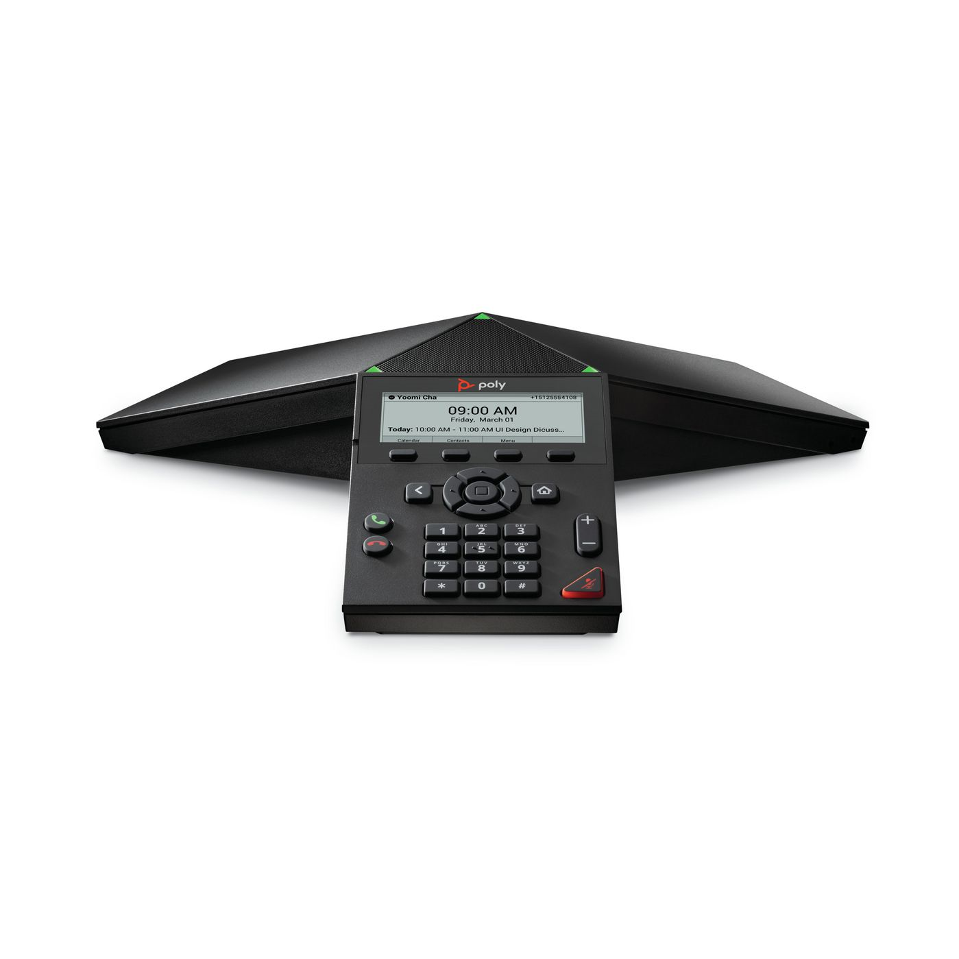 HP 3-way Conference Phones - 3.5 Inches - Black