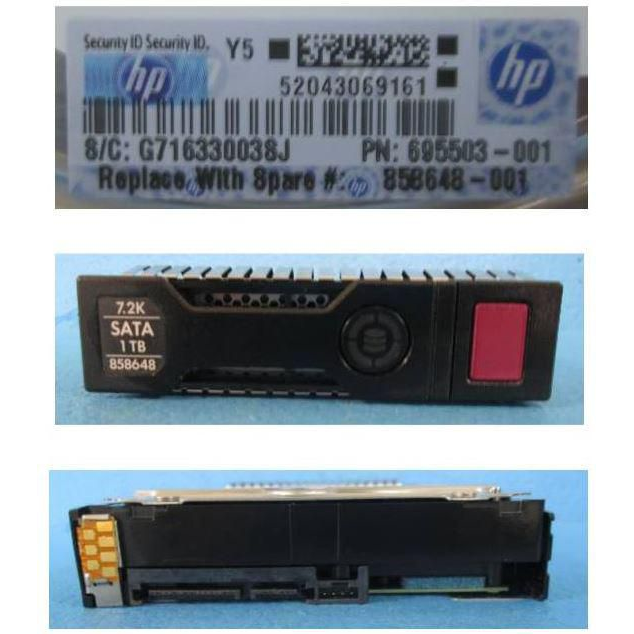 HP E 1TB 7.2K 6G 3.5INCH SC MDL SATA HDD