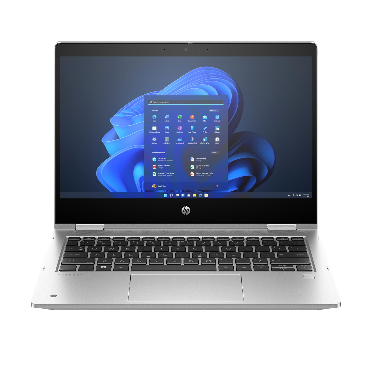 HP Px360435G10 Laptops - 13.3 Inches - 8GB - Silver