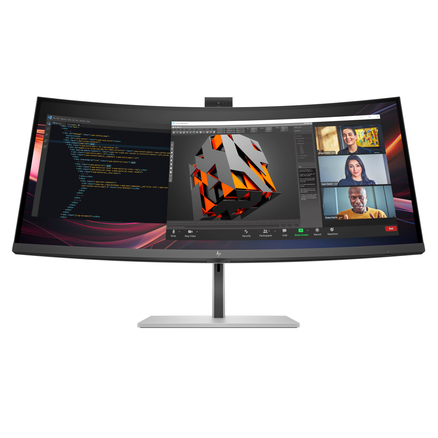 HP 734pm Computer Monitors - 34 Inches