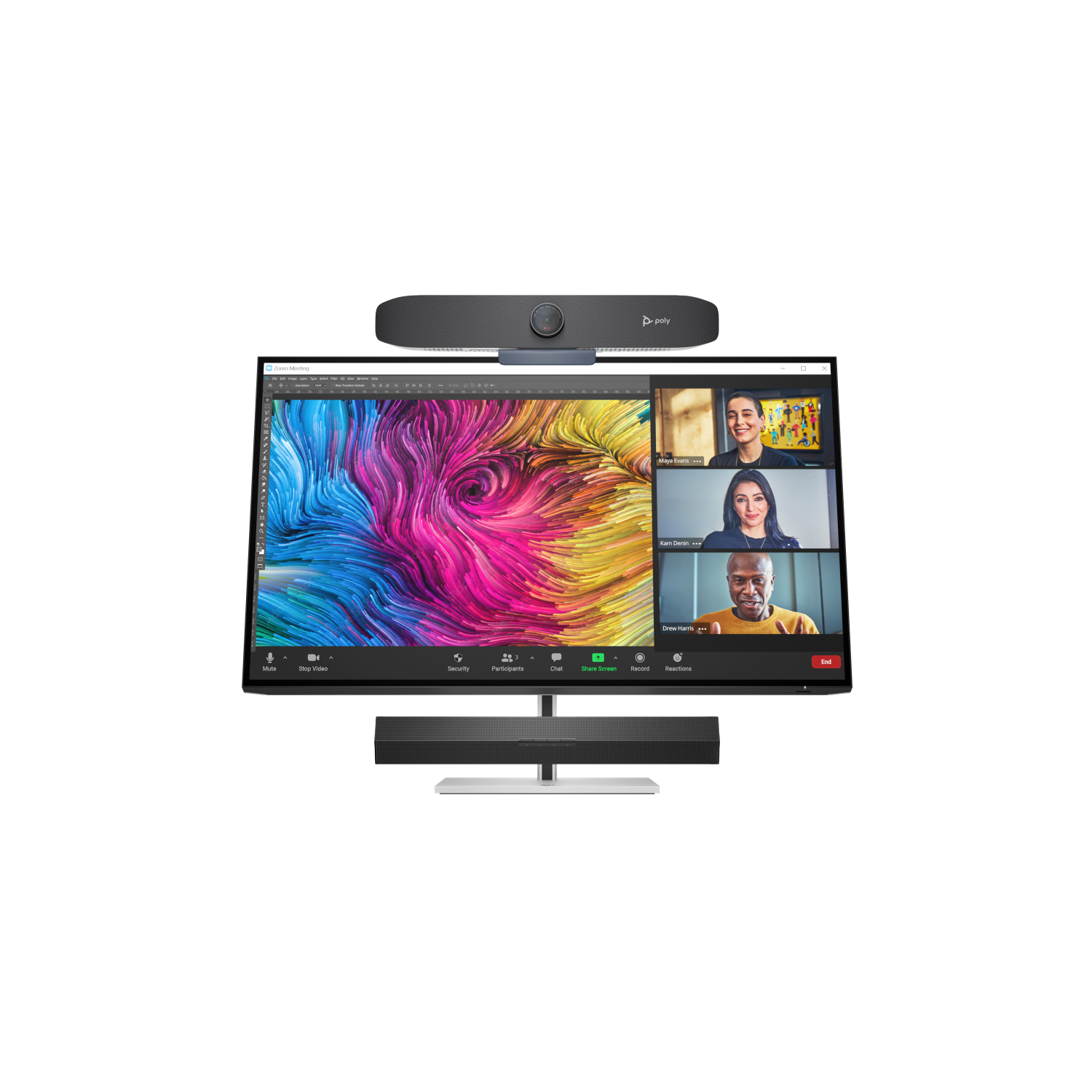 HP 732pk Computer Monitors - 31.5 Inches