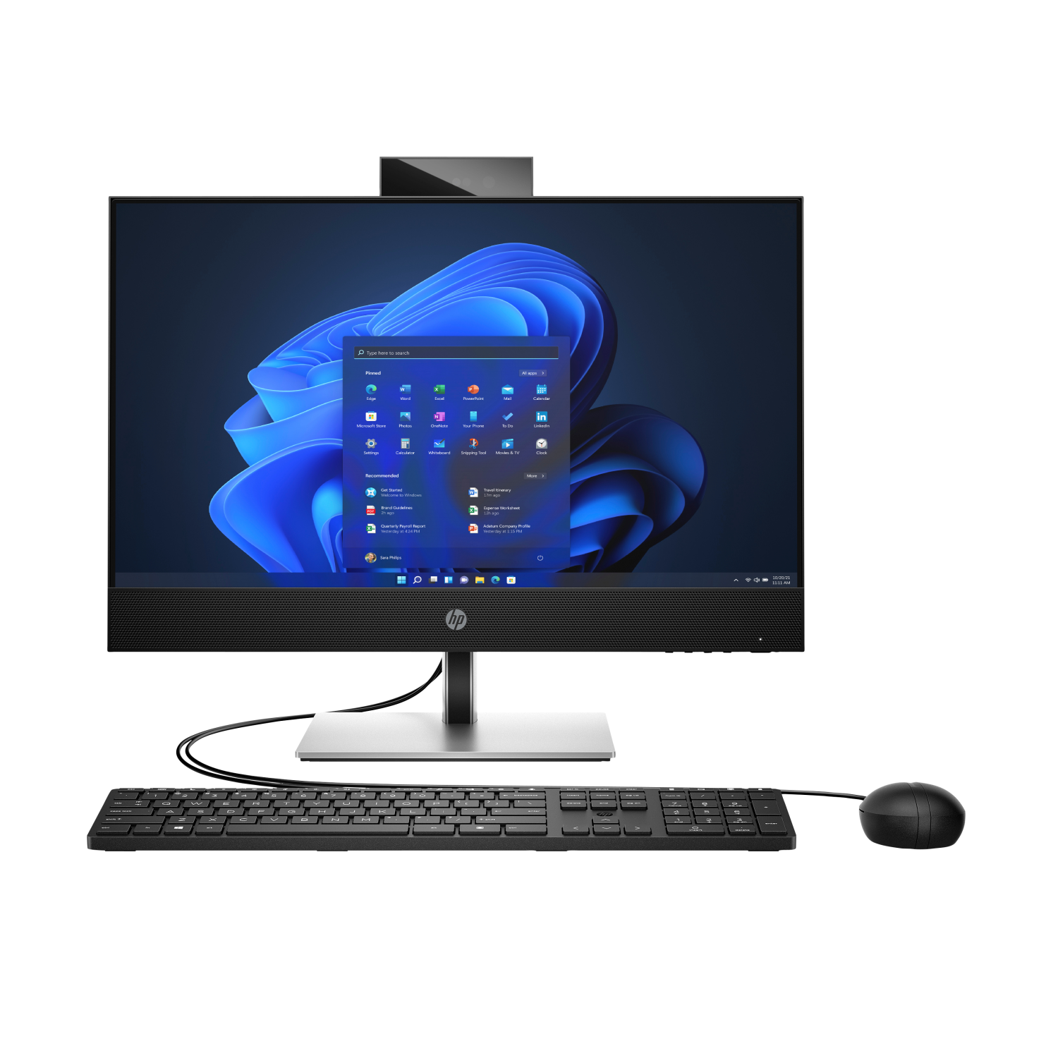 HP i5-14500T All-in-One PCs desktops and Workstations - 23.8 Inches - 16GB