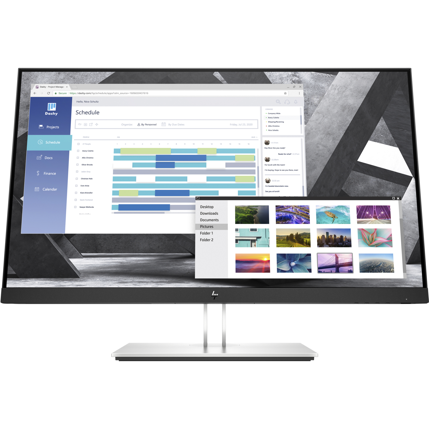 HP E27q Computer Monitors - 27 Inches - Multi