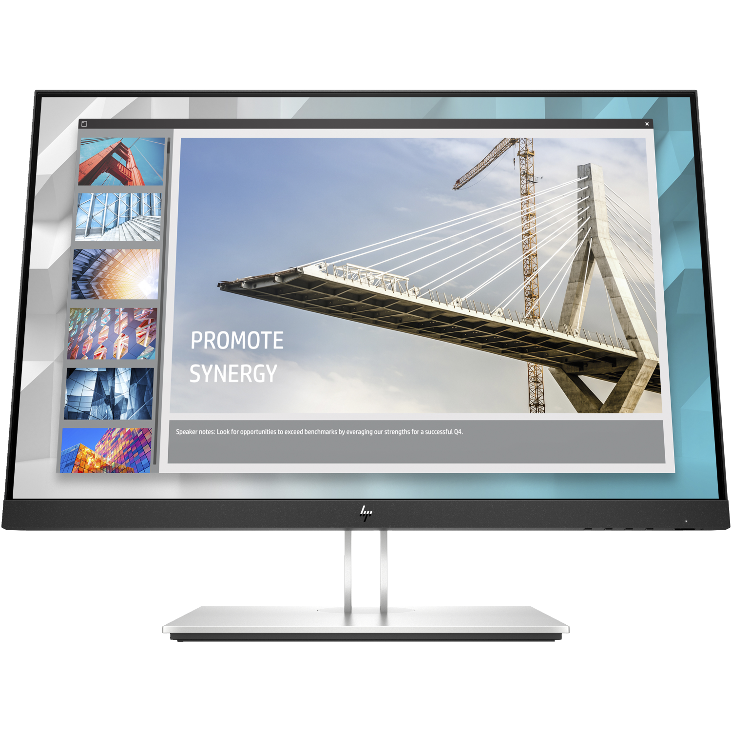 HP E24i Computer Monitors - 24 Inches - Black