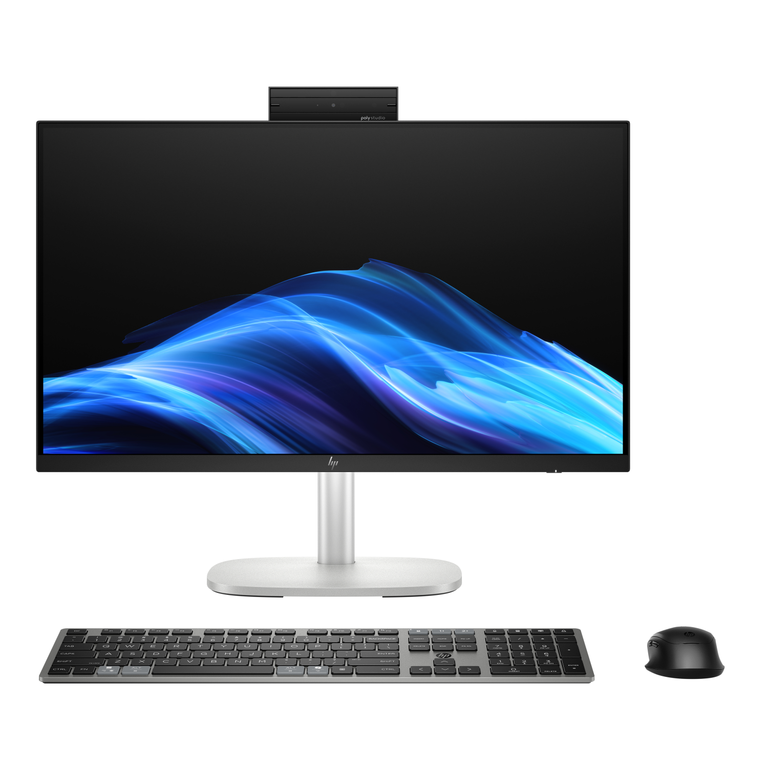 HP DDR5-SDRAM All-in-One PCs desktops and Workstations - 23.8 Inches - 32GB - Silver