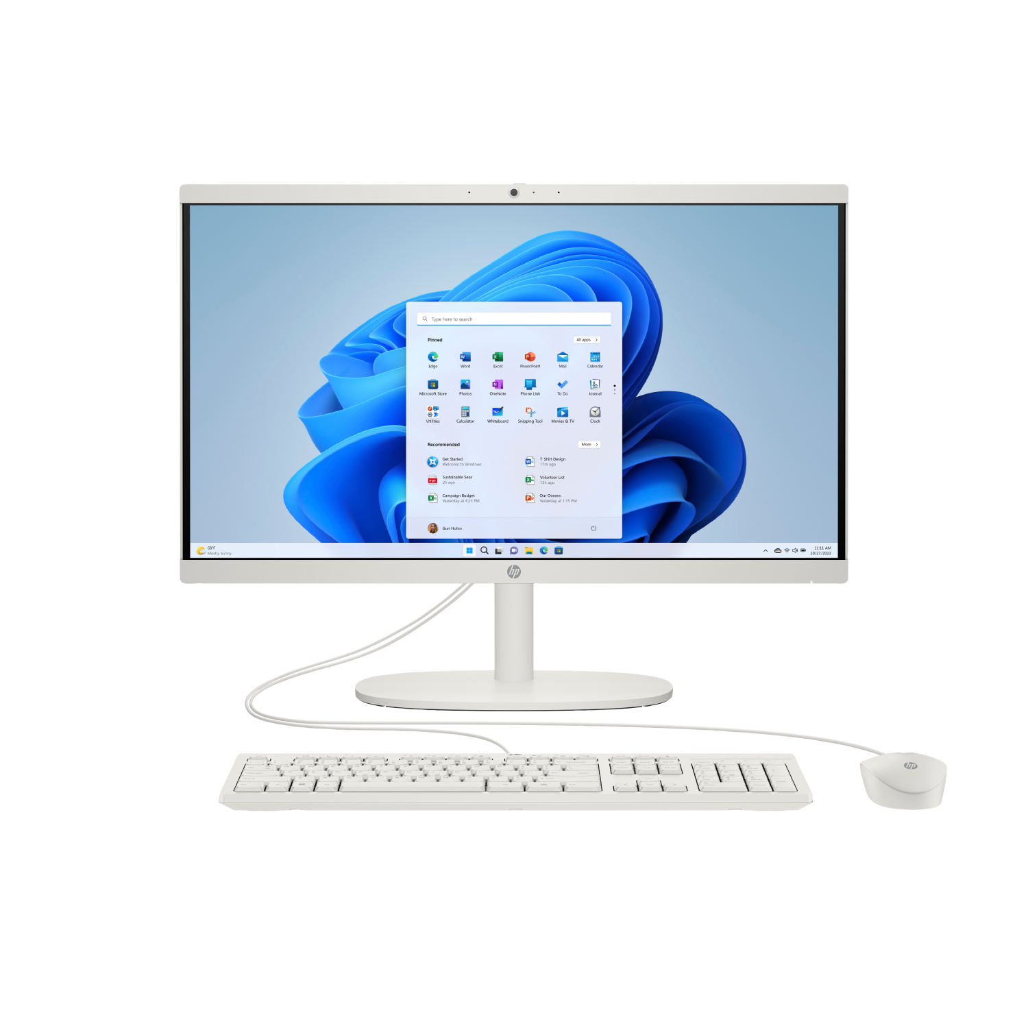 HP -dg0006na All-in-One PCs desktops and Workstations - 21.45 Inches - 8GB - White