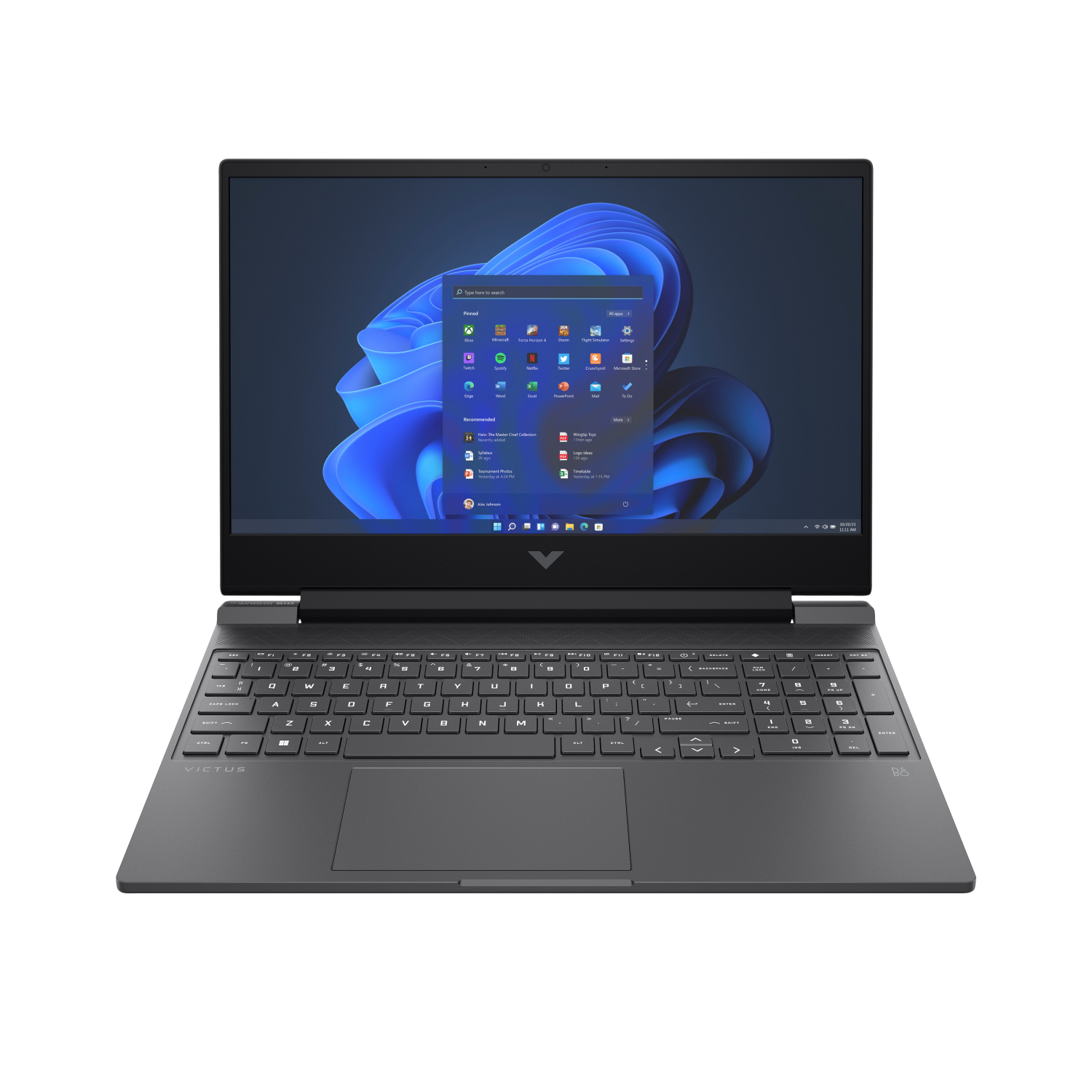 HP 15-fb2005na Laptops - 15.6 Inches - 16GB - Black
