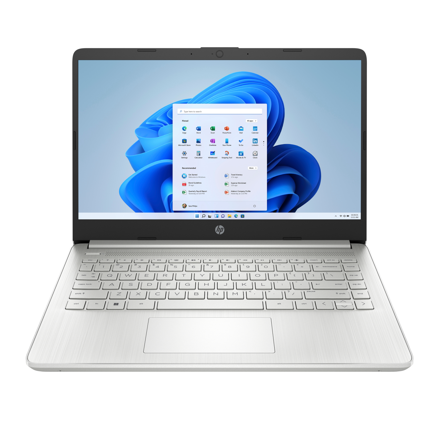 HP 14s-dq5013na Intel® Core™ i3 i3-1215U Laptop 35.6 cm (14") Full HD 4 GB DDR4-SDRAM 128 GB SSD Wi-Fi 5 (802.11ac) Windows 11 Home in S mode Silver