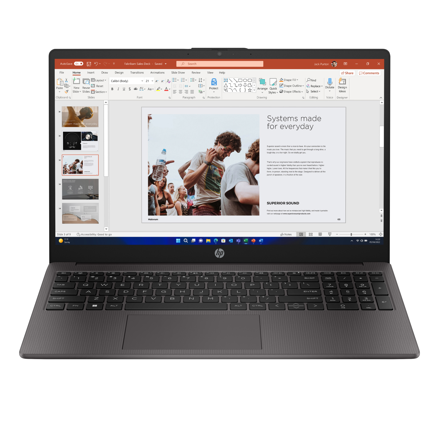 HP 255G10 Laptops - 15.6 Inches - 8GB - Black