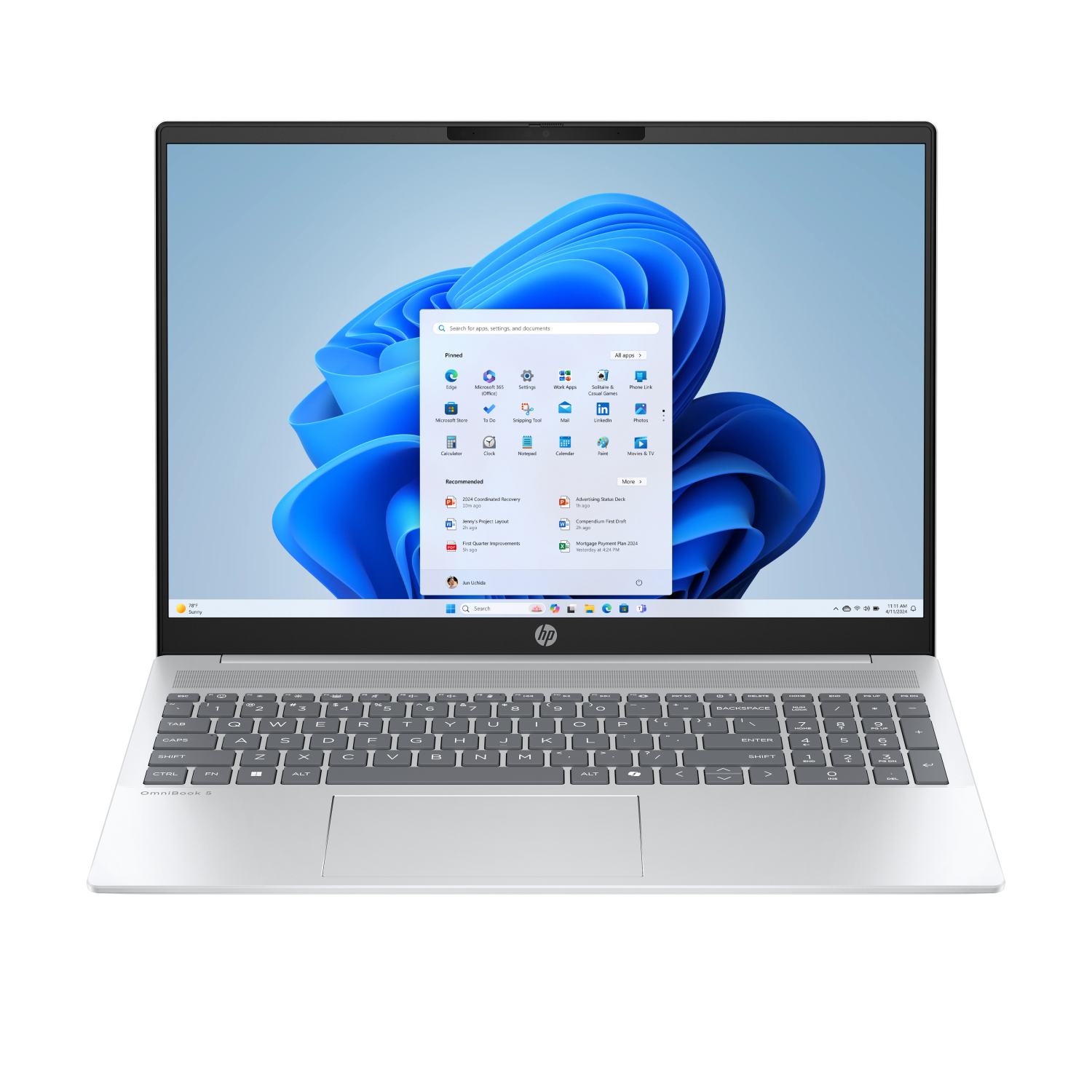 HP 16-bc1004na Laptops - 16 Inches - 16GB - Silver