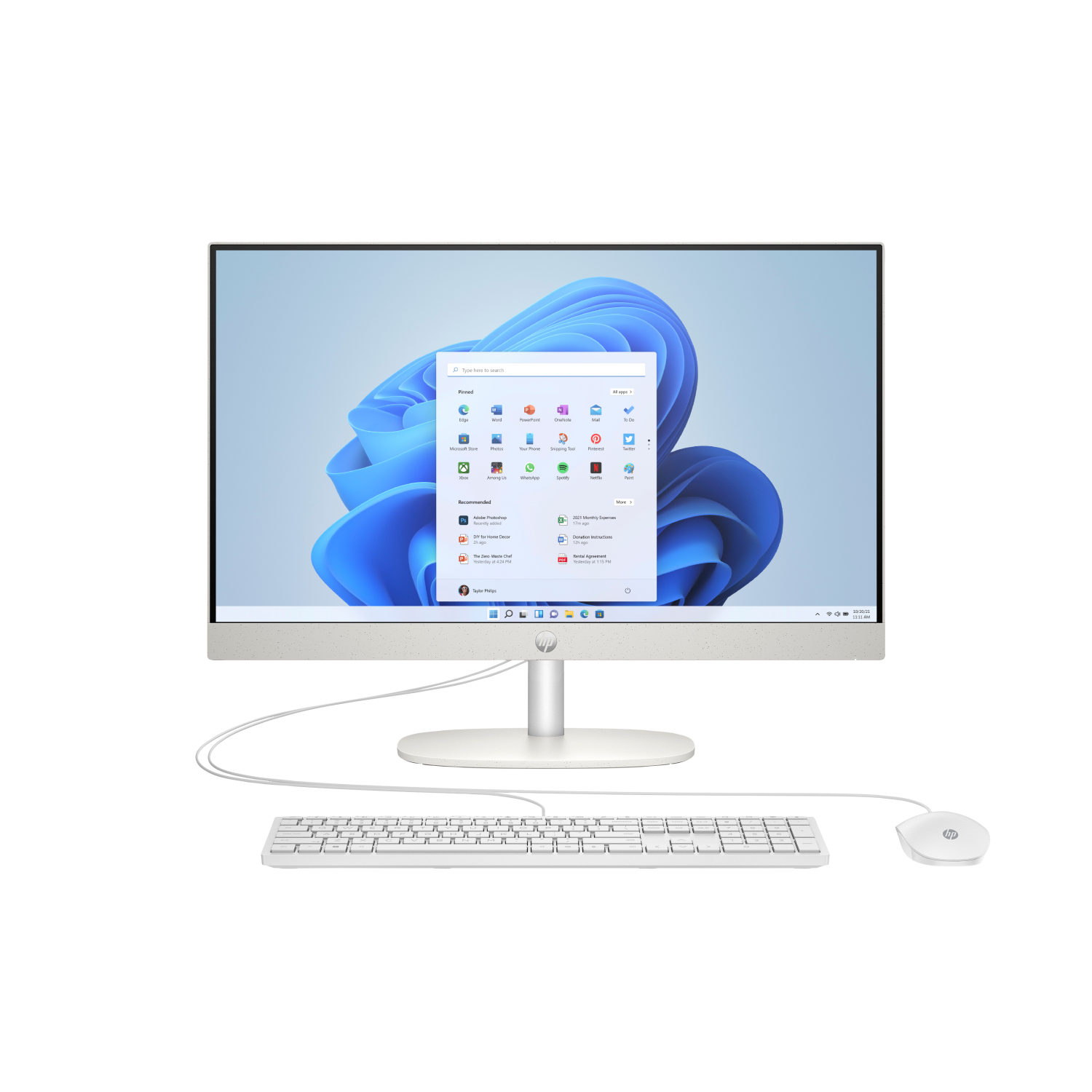 HP -cr0062na All-in-One PCs desktops and Workstations - 23.8 Inches - 8GB - White