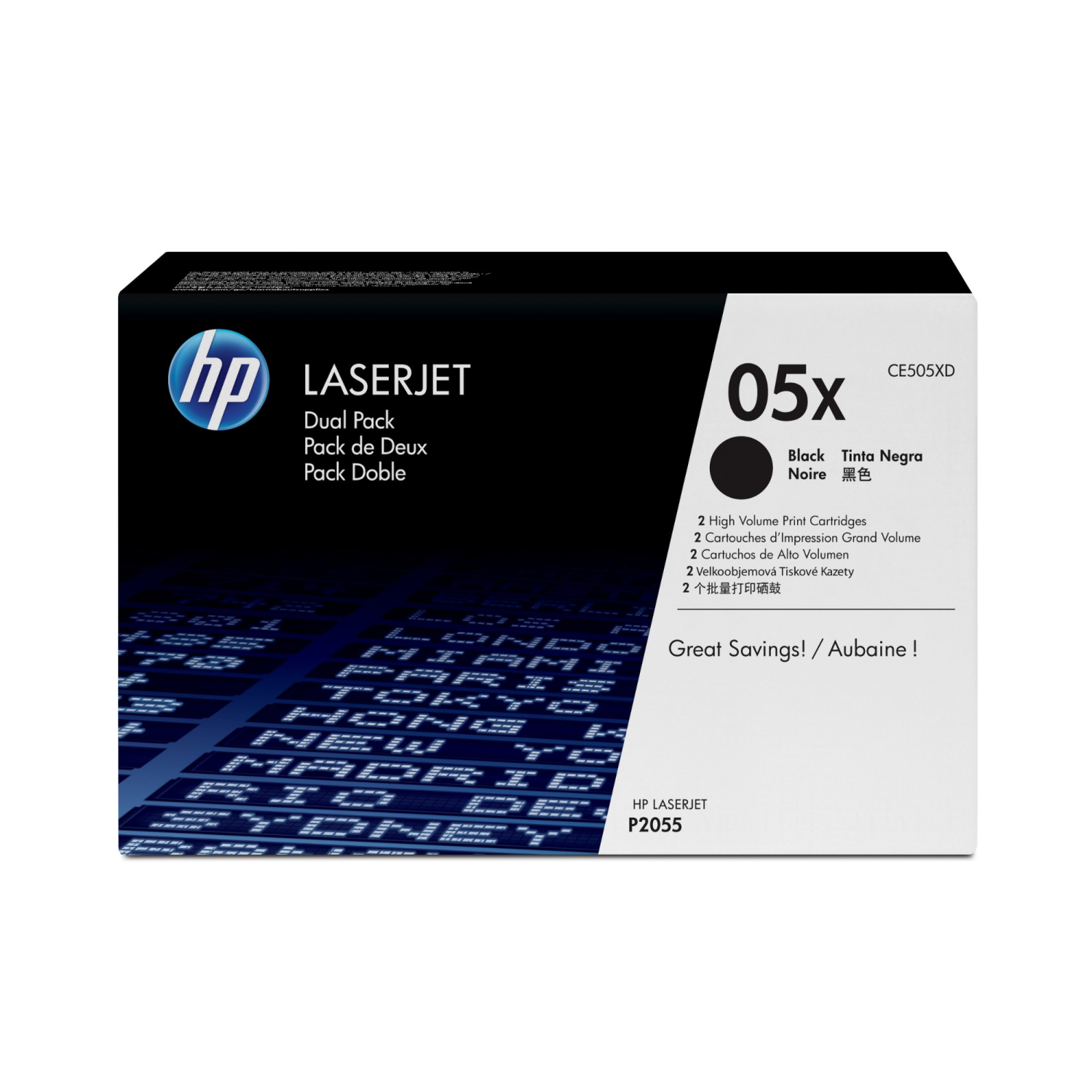 HP CE505XD Toner Cartridges