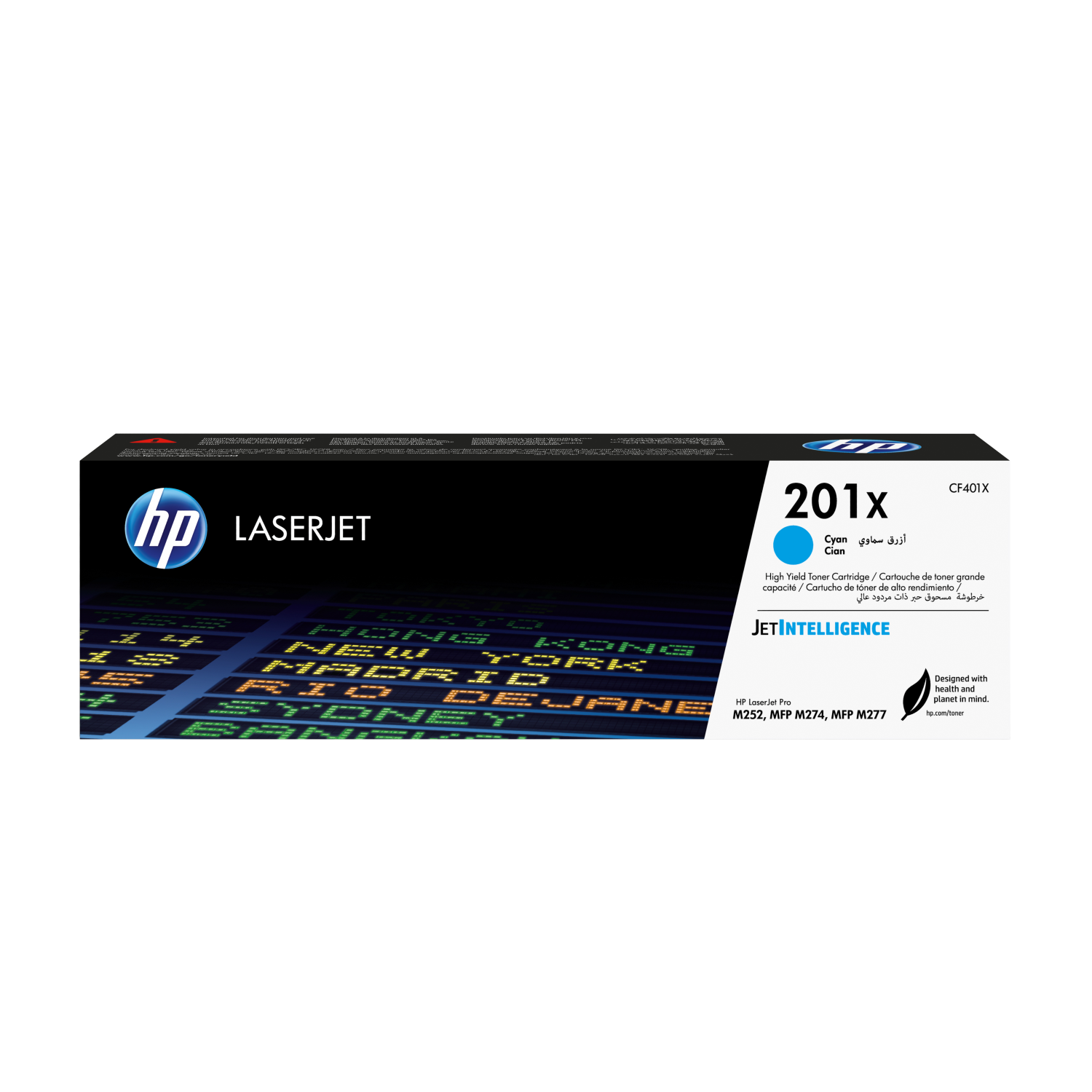 HP CF401X/201X Toner cartridge cyan, 2.3K pages ISO/IEC 19752 for HP Pro M 252