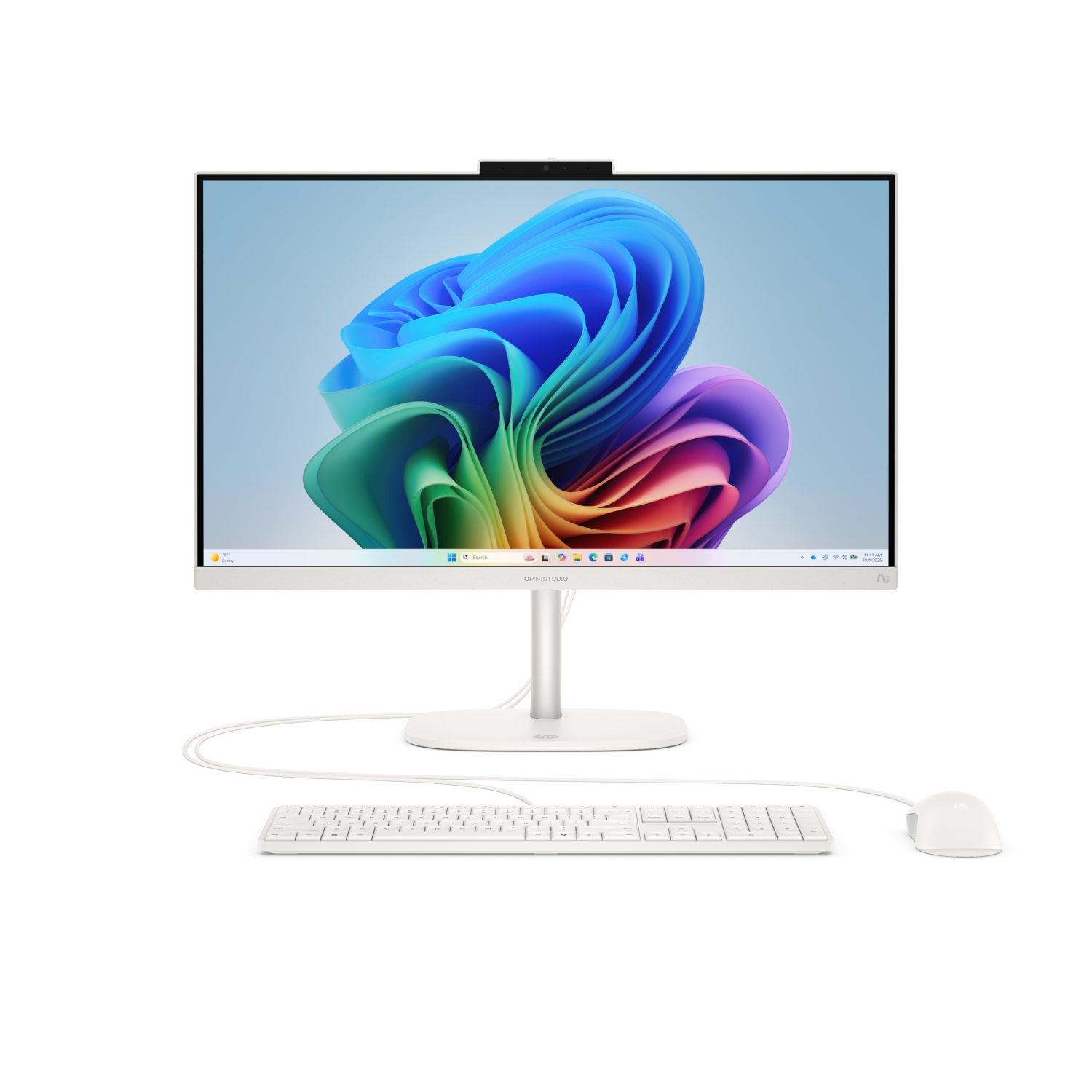 HP 24-CW0006NA All-in-One PCs desktops and Workstations - 23.8 Inches - 16GB - White