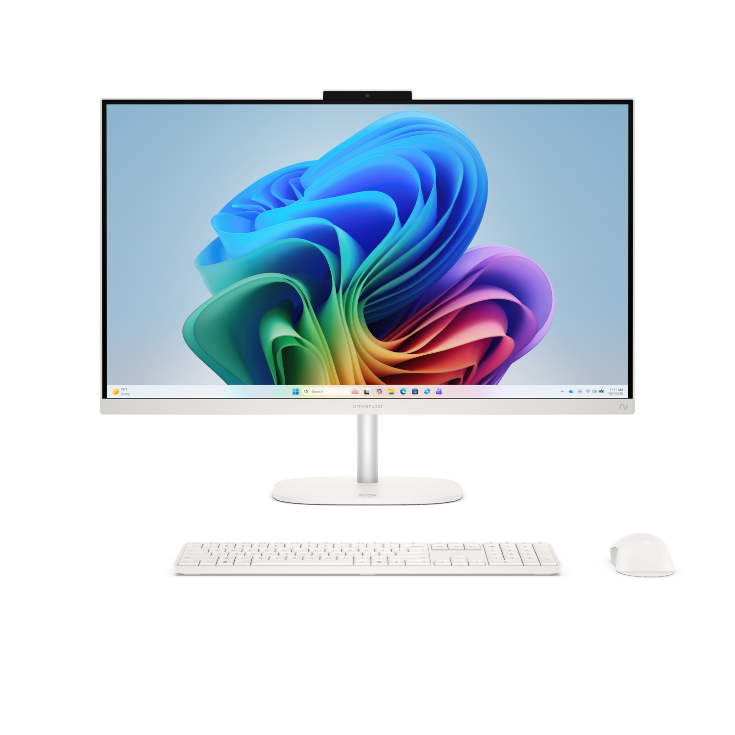 HP OmniStudio All-in-One Desktop Next Gen AI 27-cy0004na PC Copilot+ PC Intel Core Ultra 7 68.6 cm (27") 2560 x 1440 pixels 16 GB DDR5-SDRAM 1 TB SSD Windows 11 Home Wi-Fi 6 (802.11ax) White