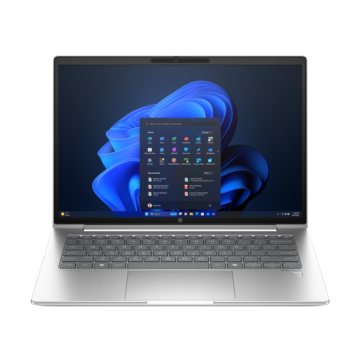 HP 445G11 Laptops - 14 Inches - 16GB - Silver