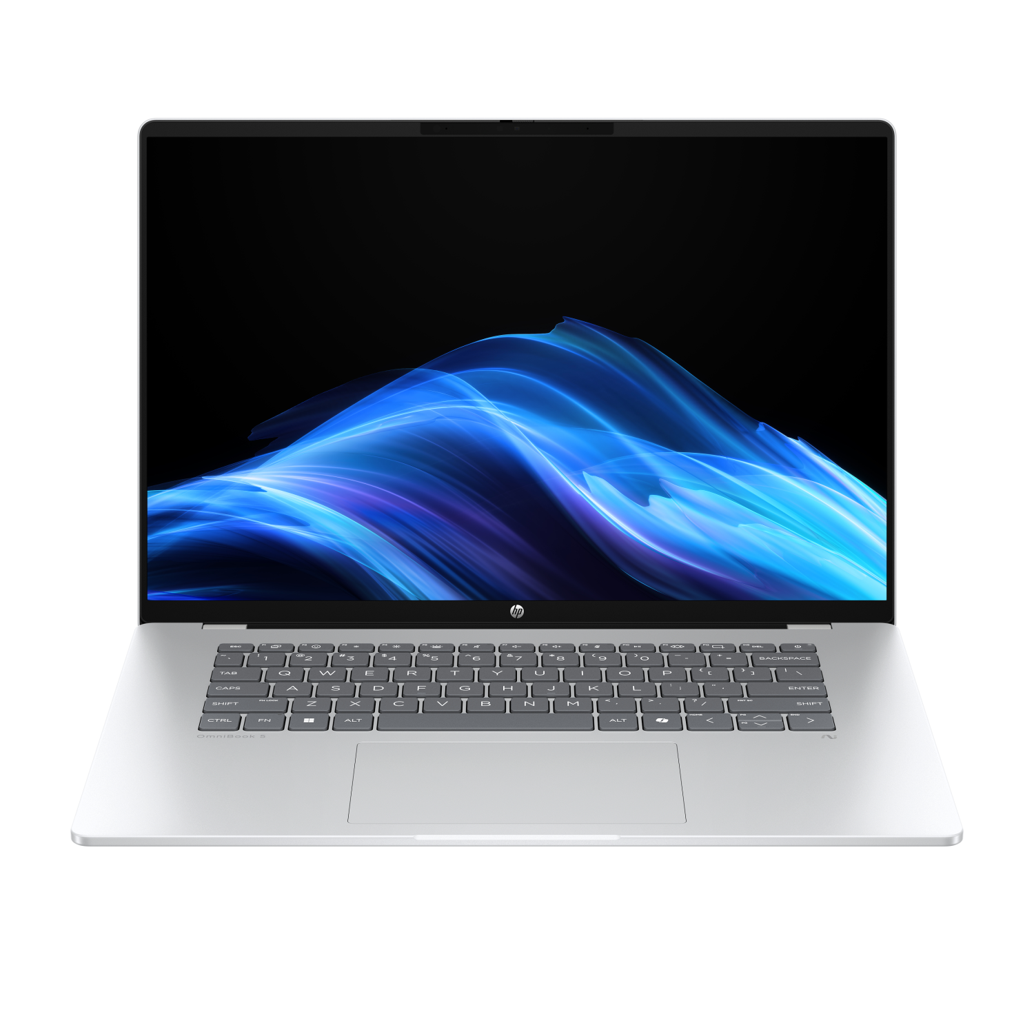 HP OmniBook 5 Laptop Next Gen AI 16-bf0003nax Copilot+ PC Snapdragon X1P-42-100 40.6 cm (16") 2K 32 GB LPDDR5x-SDRAM 1 TB SSD Wi-Fi 6E (802.11ax) Windows 11 Home Silver