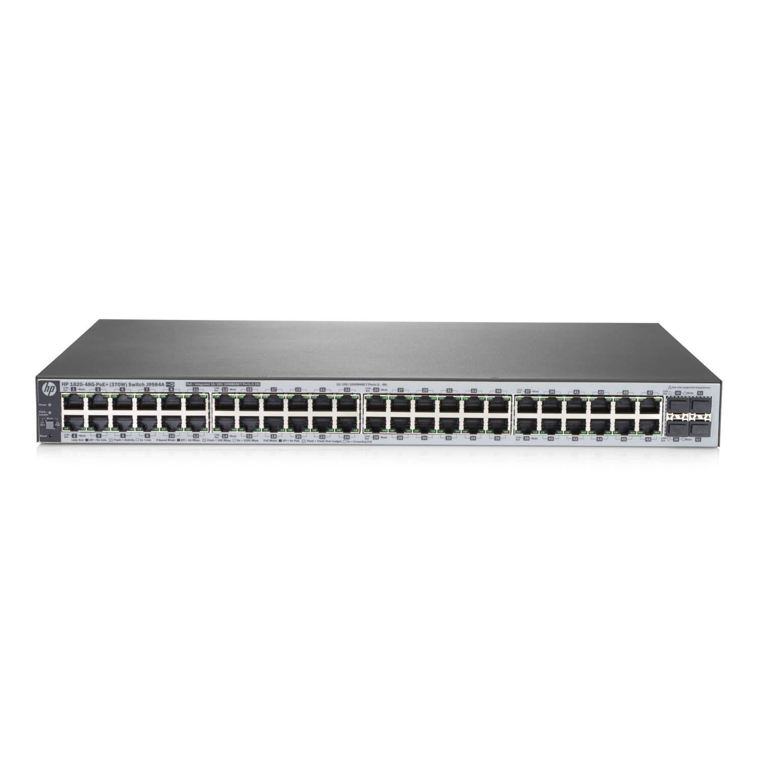 HP 1820-48G-POE+ (370W) SWITCH